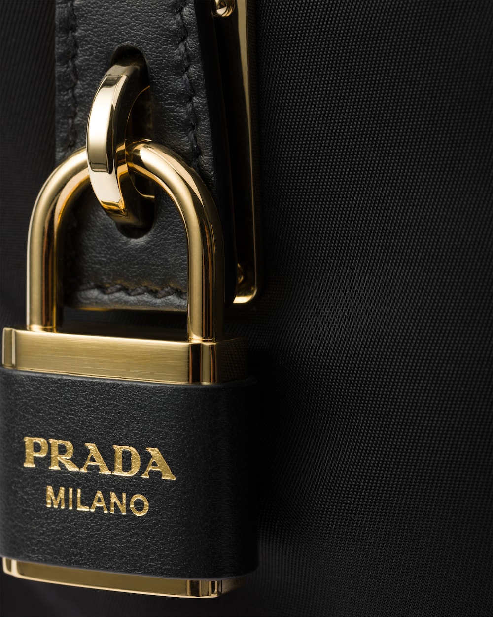 Small Re-Nylon and Leather Shoulder Bag - Image 5